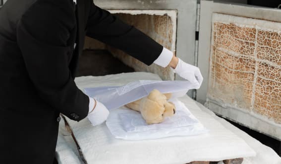 火葬車でご自宅またはご指定の場所にお伺いしてその場で火葬を行います。